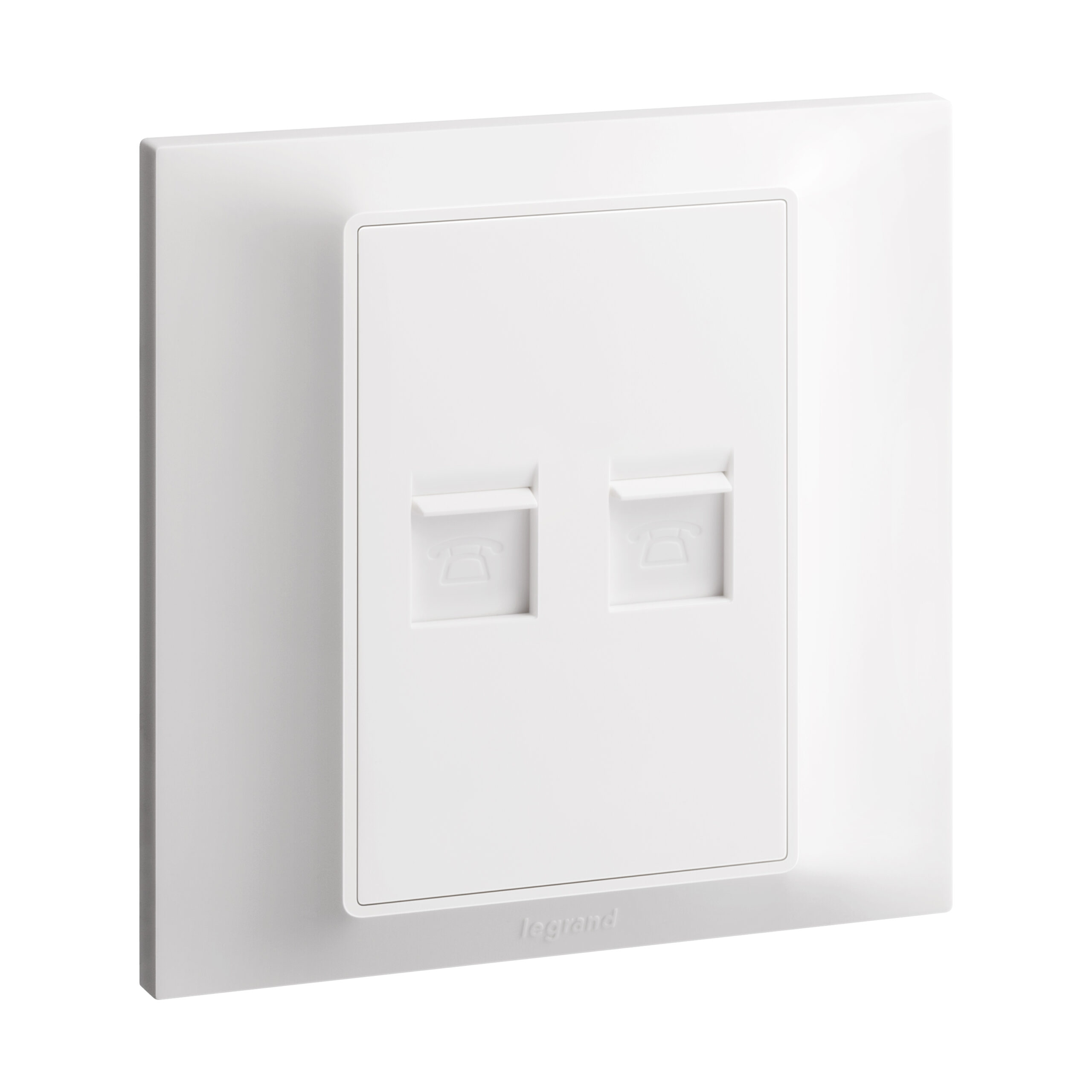 DOUBLE RJ45 CAT6 UTP WH